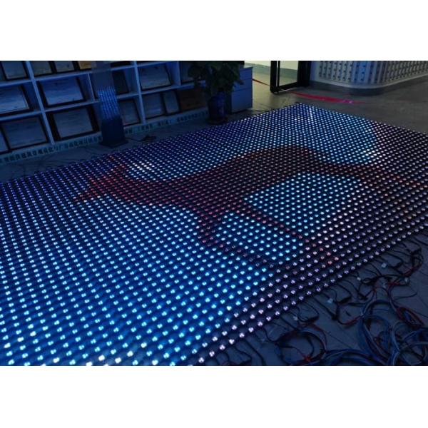 P50 Transparent Full Color LED Mesh Display Waterproof Outdoor LED Display For Building Walls