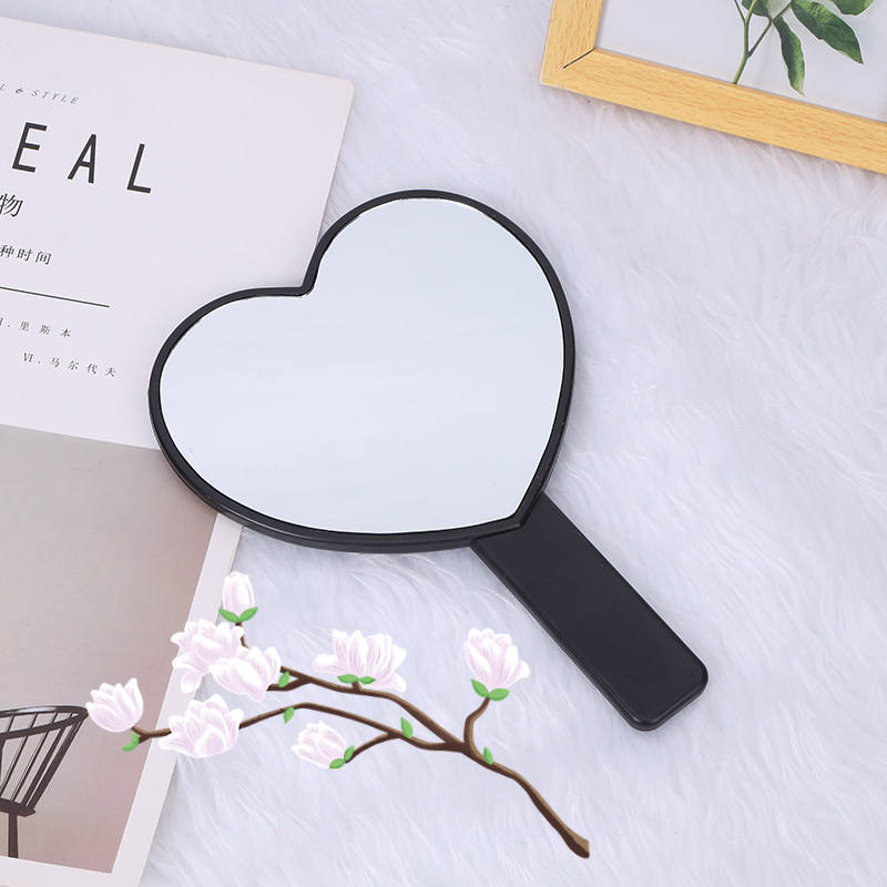 Compact Circle Cosmetic Make Up Petit Miroir Design Style Fashion Plastic Glass Mirror