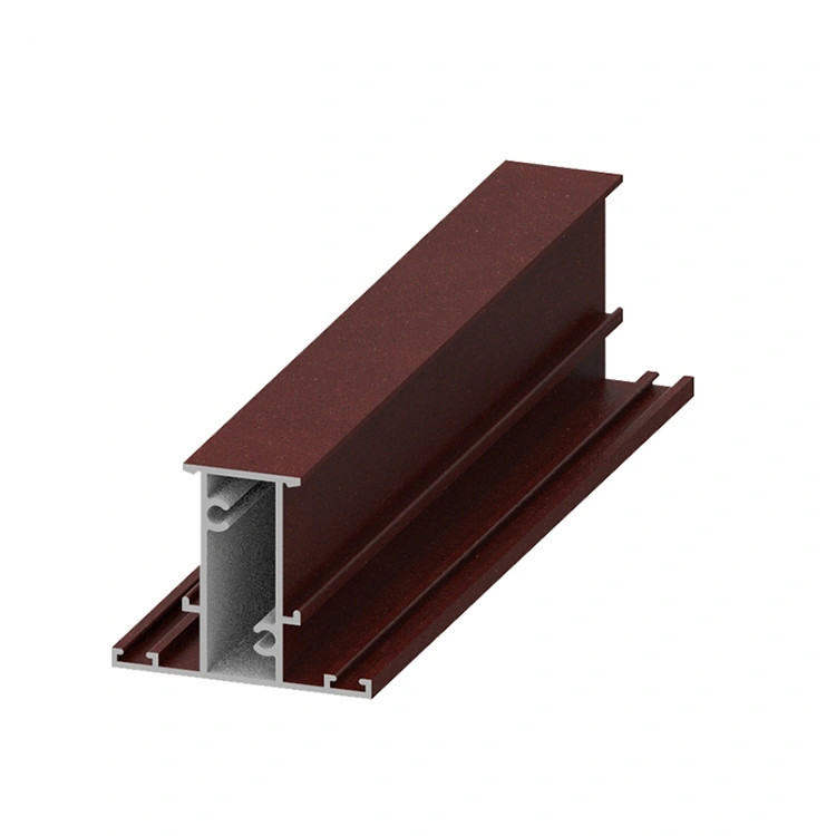 Quality Sand Blasting T8 Red Powder Coated Aluminium Extrusions wholesale