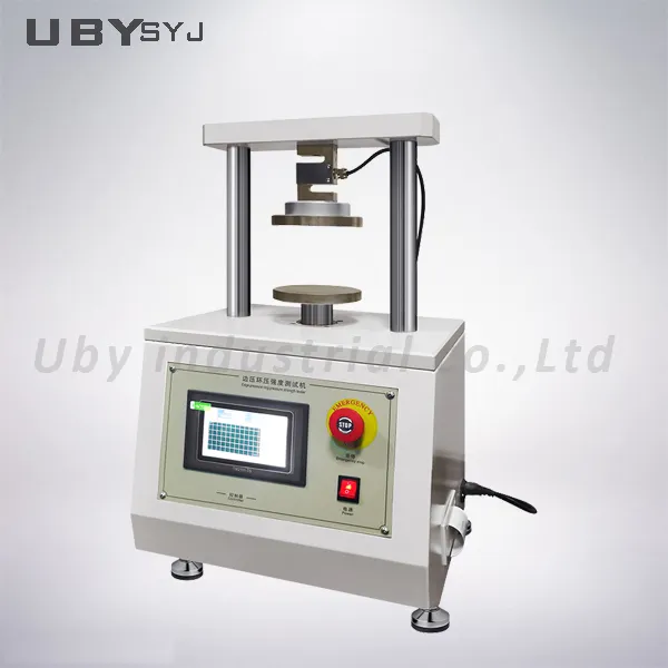 UP-6000 2000N Capacity Crush Tester with Automatic Test Reports and Customizable Platen Dimension for Paper and Corrugated Board Testing