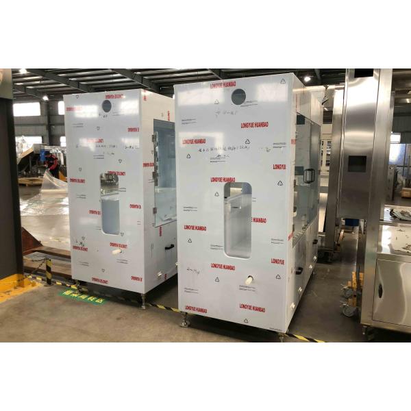 PLC Control 10 Heads Gravity Bottle Filling Machine For 1 - 5L Bleach Cleaner