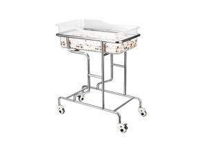 China YA-010 Hospital Stainless Steel Medical Crib SS Baby Cot on sale