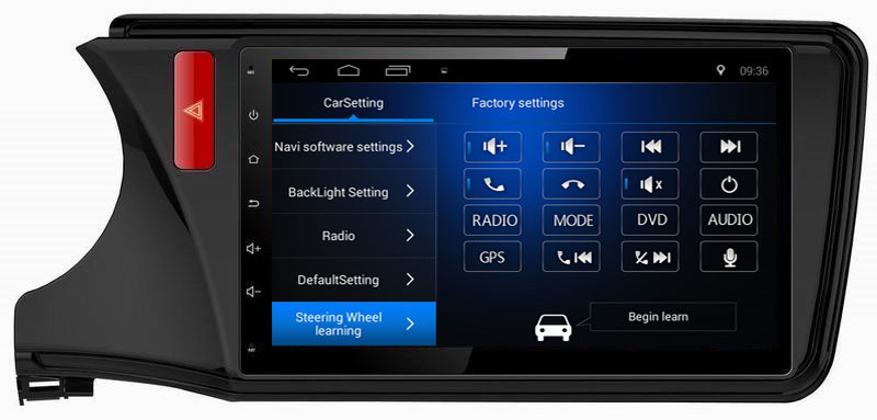 Ouchuangbo car 1080P video stereo for Honda City 2015 with wifi DVR Bluetooth music android 8.1 system