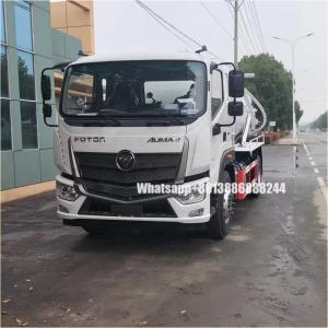 FOTON 10000-12000 Liters Fecal Suction Truck Septic Pump Truck Sludge Truck