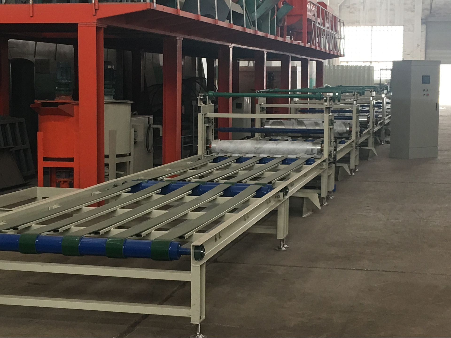 1300mm Semi Automatic Magnesium Oxide Board Running Line