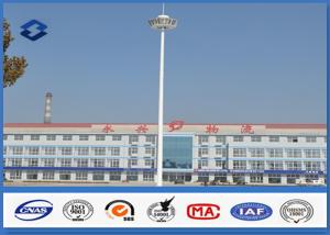 China Self - Supporting Outdoor LED Display High Mast Light Pole For Square Lighting on sale