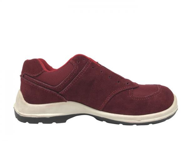 Cheap Fashion Women Safety Shoes Ruby Suede Leather Upper For Agricultural for sale