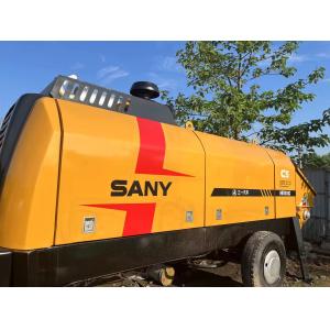 Quality SANY Used Stationary Concrete Pump 85m3/H HBT8018C-5 7260X2125X2685mm wholesale