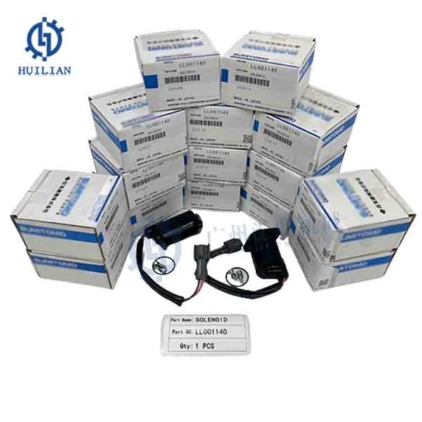 Genuine LL001140 Excavator Hydraulic Pump Solenoid Valve Rotary Solenoid for SH200 SH210