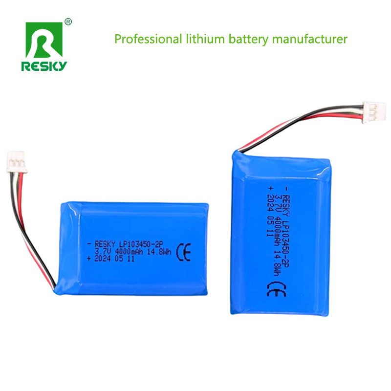 Rechargeable Li Polymer Battery Pack 103450 1s2p 3.7V 4000mAh