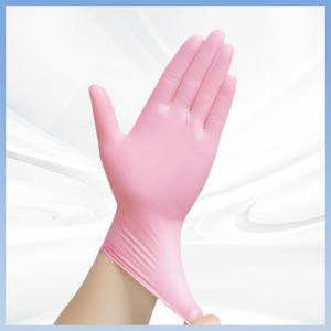 China Extra Strong Tensile Strength Synthetic Nitrile Gloves Oil Resistance on sale