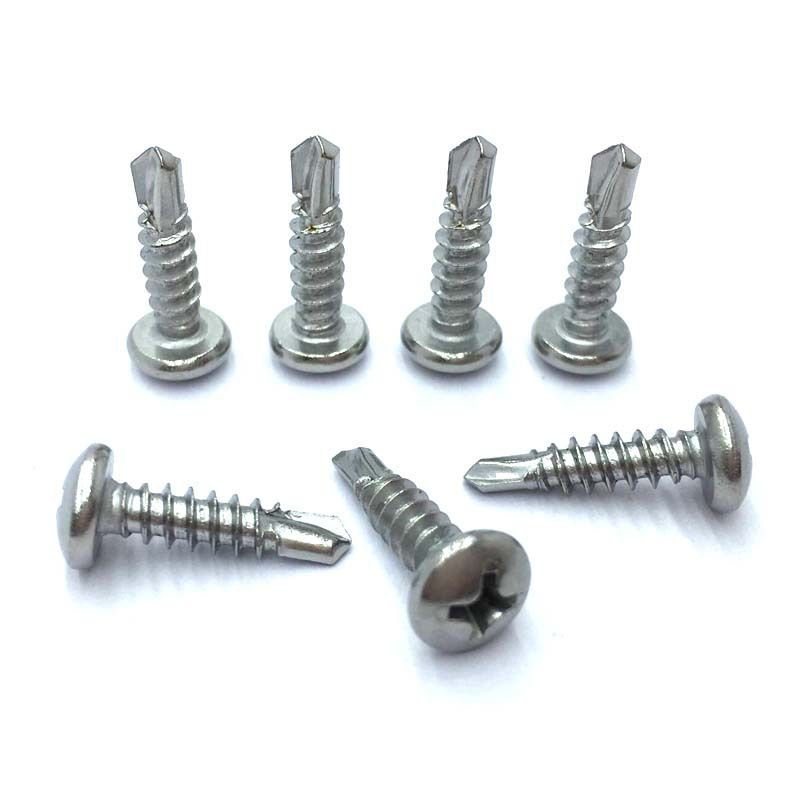 Grade 8.8 Stainless Steel Construction Screws DIN7981 Round Head Self Tapping Screws