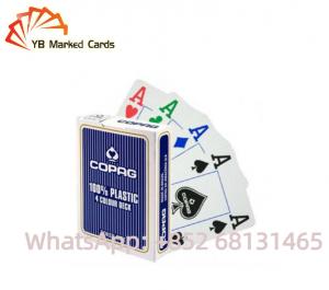 Quality Black Copag Plastic Playing Cards Poker Gambling Props 54 Playing Cards 58*88mm wholesale