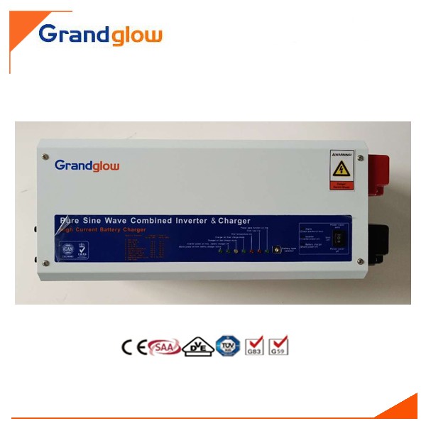 1000W pure sine wave 12V 24V 48V 220V 110V single-phase off grid UPS solar converter with charger