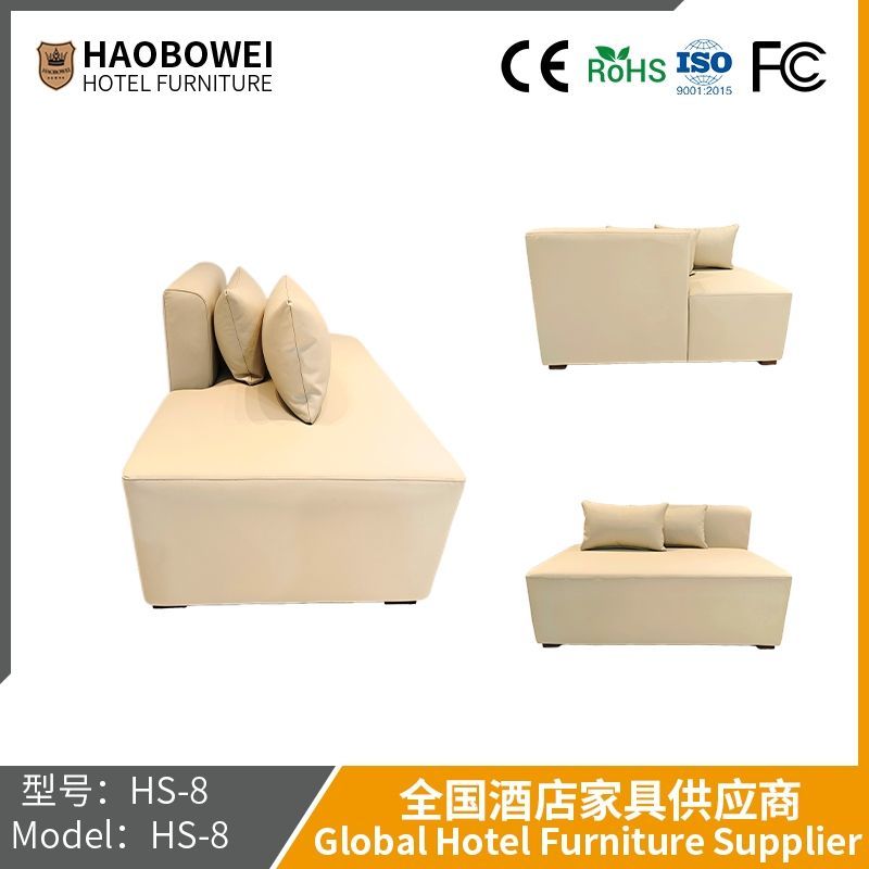 Italian Minimalism Laurence Leather Sofa Portfolio Villa Living Room Luxury Large Flat Row First Floor Leather Sofa
