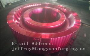 Quality ASTM AISI  DIN 36CrNiMo4 JIS SNCM439 Forged Gear Blank Internal Gear RIng Blanks Alloy Steel wholesale