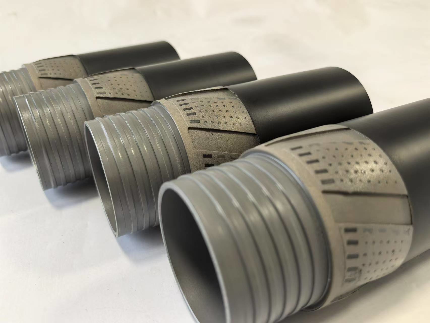 NQ3 Diamond Reaming Shells With Tungsten Carbide Stabilizers For Borehole Enlargement