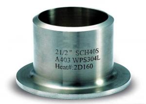 Quality Butt Welded Lap Stainless Steel Pipe Fittings , JIS B2312 / ANSI B16.9 Steel Flanged Fittings wholesale
