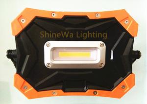 China Handheld Solar Led Work Light / 10W Yellow Solar Powered Construction Lights on sale