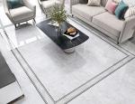 800x800mm Golden Glazed Polished Porcelain Tile 3D Inkjet Printing