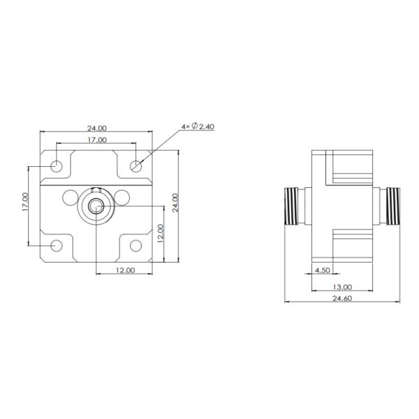 780~1550nm FC Expanded Beam Connector polarization-maintaining fiber