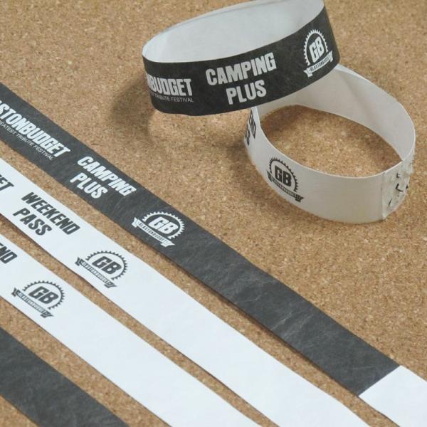 Manufacturer Custom VIP Paper Bracelets Waterproof Sequential Numbering Tyvek