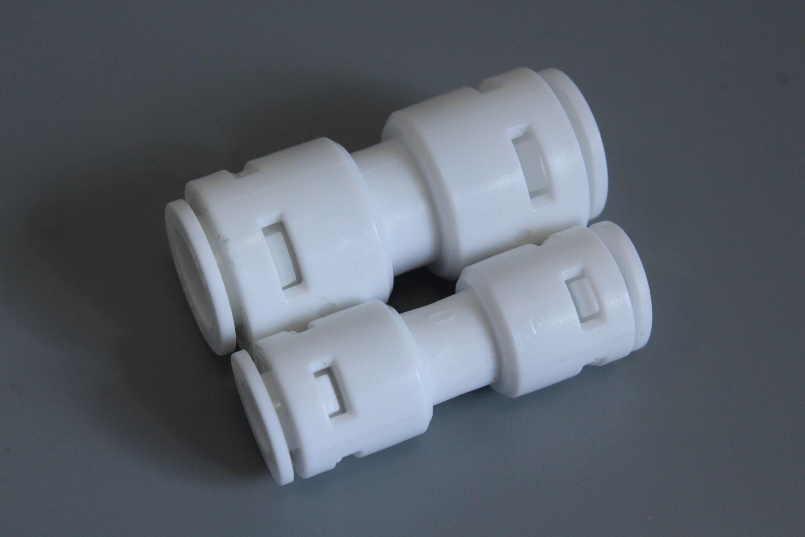Food Grade POM Ro Spare Parts For Water Treatment Ro Fittings Part Union Pipe Fitting