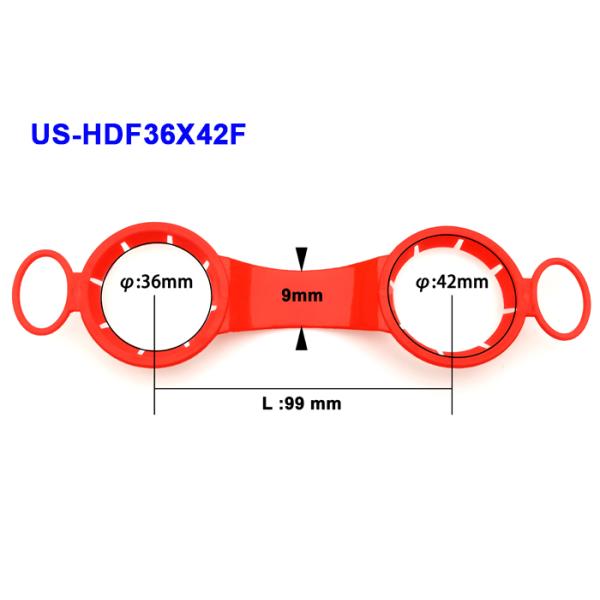 Customizable Colors Plastic Bottle Carry Handle With 28-32Mm Diameter