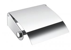 Quality Stainless Steel Mini Roll Toilet Paper Dispenser Tissue Dispenser with cover for bathroom using wholesale