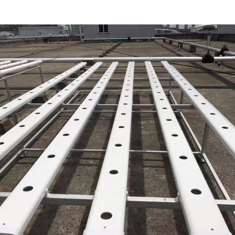 NFT Hydroponic Channel Growing Plants PVC Plastic Pipe Pouch Holes for Optimal Growth