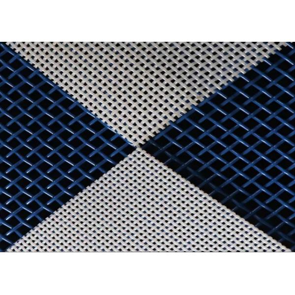 Blue Color Polyester 0.5mm Hole Dryer Mesh Belt For Fruit And Vegetables