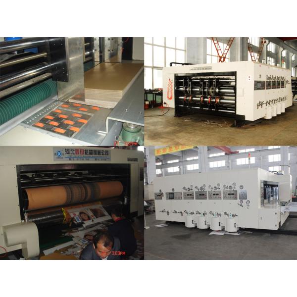 Smooth Running Automatic Cartoning Machine Carton Flexo Printer Slotter Die Cutter