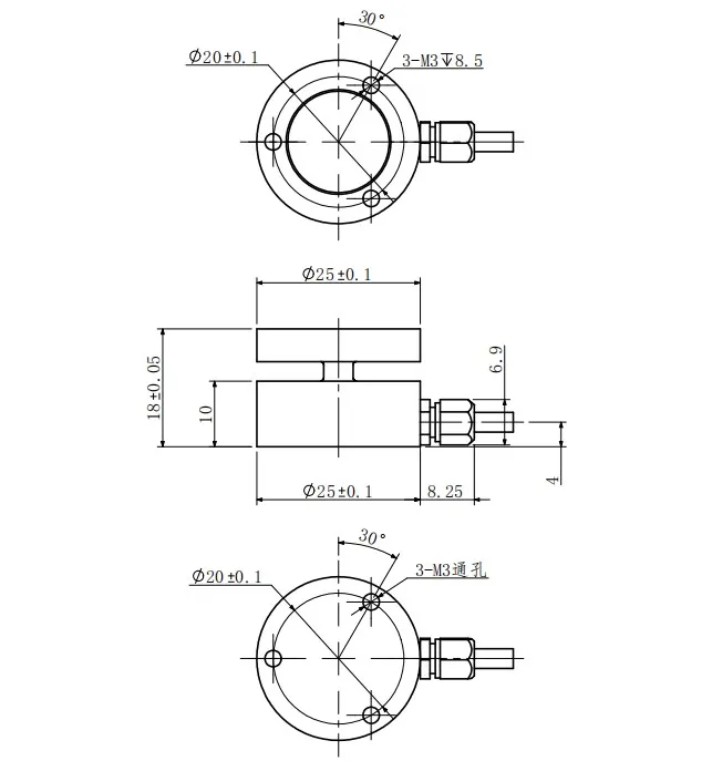 Integration Production Process 20 Capacity Online Tension Sensor for Slitting Machine
