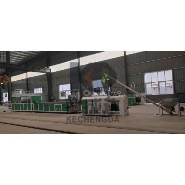 250kg/h Pvc Ceiling Plastic Extruder PE Wood Plastic Profile Extrusion Line