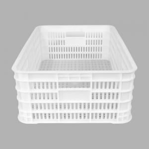 Quality Customized Logo Stackable Plastic Storage Basket for Supermarket Display and Storage wholesale