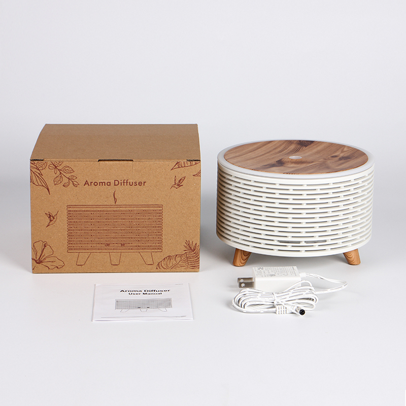 400ML Electric Plastic Essential Oil Aroma Diffuser LED Night Light Tabletop Humidifier for Hotel Spa Yoga Room Bedroom