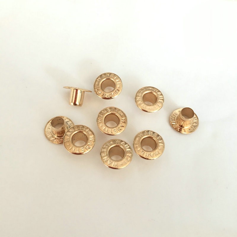 Wholesale garment eyelet metal eyelets for shoes bag clothing