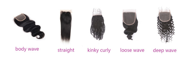 360 Frontal Lace Human Hair Closure Virgin Unprocessed Hair 10-22 Inch