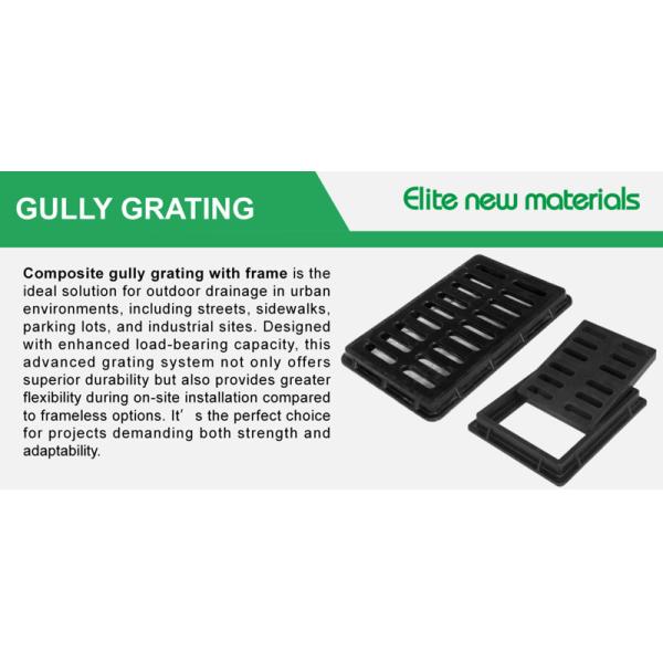 En124 F900 Rectangular Ductile Airport Rainwater Gully Grating With Frames