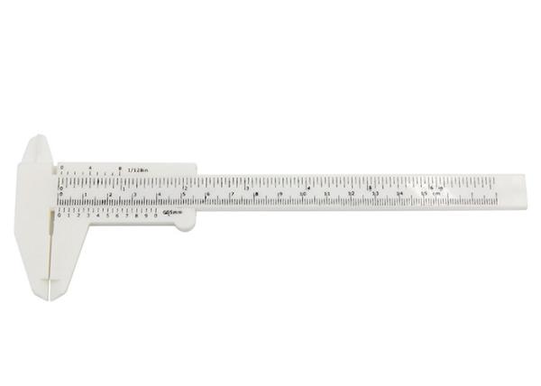 Cheap Waterproof Plastic Experimental Measuring Calipers / Students Vernier Caliper for sale