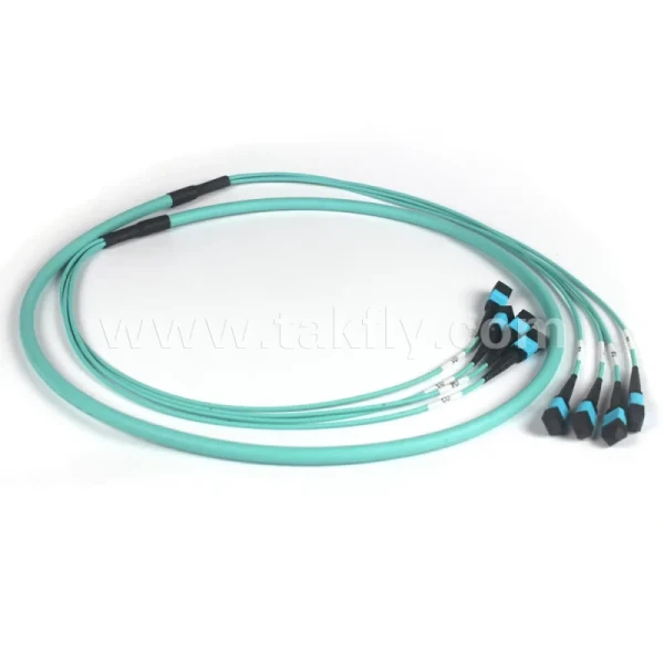 MPO MTP OM4 Low Loss Fiber Optic Cable for Data Centers