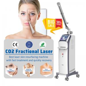 Quality Air Cooling Touch Screen Co2 Fractional Laser Machine Acne Treatment wholesale