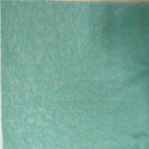 Quality 100% Polyester Stretch Jersey Fabric 145gsm Light Green For Casual Shirts wholesale