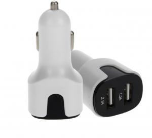 China Dual USB led luminous car charger new fast USB car charger adapter quick charge USB3.0 on sale