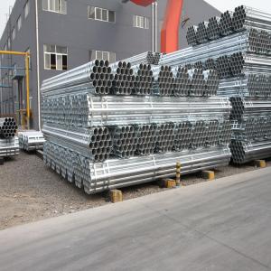 Quality Hot Dip Galvanized Round Steel Pipe / GI Pipe Pre Galvanized Steel Pipe Galvanized Tube For Construction wholesale