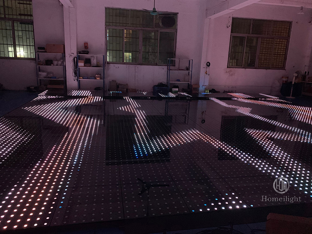 14kg Product Weight LED Starlit Dance Floor Panel for Nightclub Event in Bar Wedding