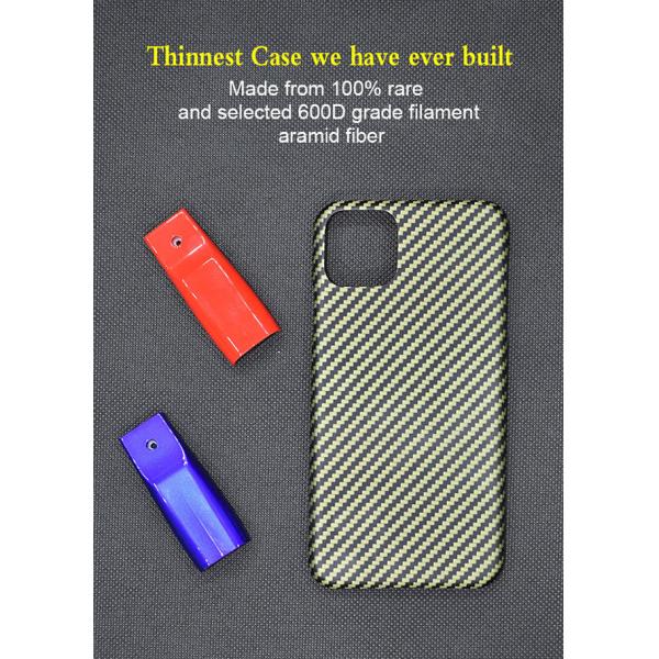 Super Thin Aramid Fiber iPhone Case For iPhone 11 Pro Max Phone Case