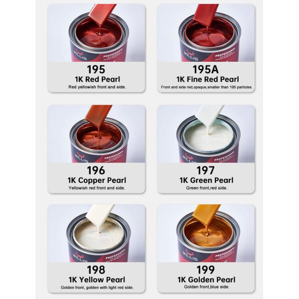 Metallic Pigment Pearl Automotive Paint High Leveling Property Easy Construction,Car Paint Pearl,Auto Car Paint