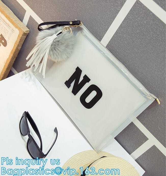 printed OEM logo slider zip lock bags, Slider Undergarment Bag With Lock, vinyl pvc A4 file bag with slider Zip lockk