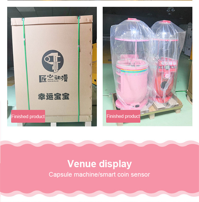 Arcade Gift Kids Game Capsule Coin Operated Ball Toys mini gashapon vending machine